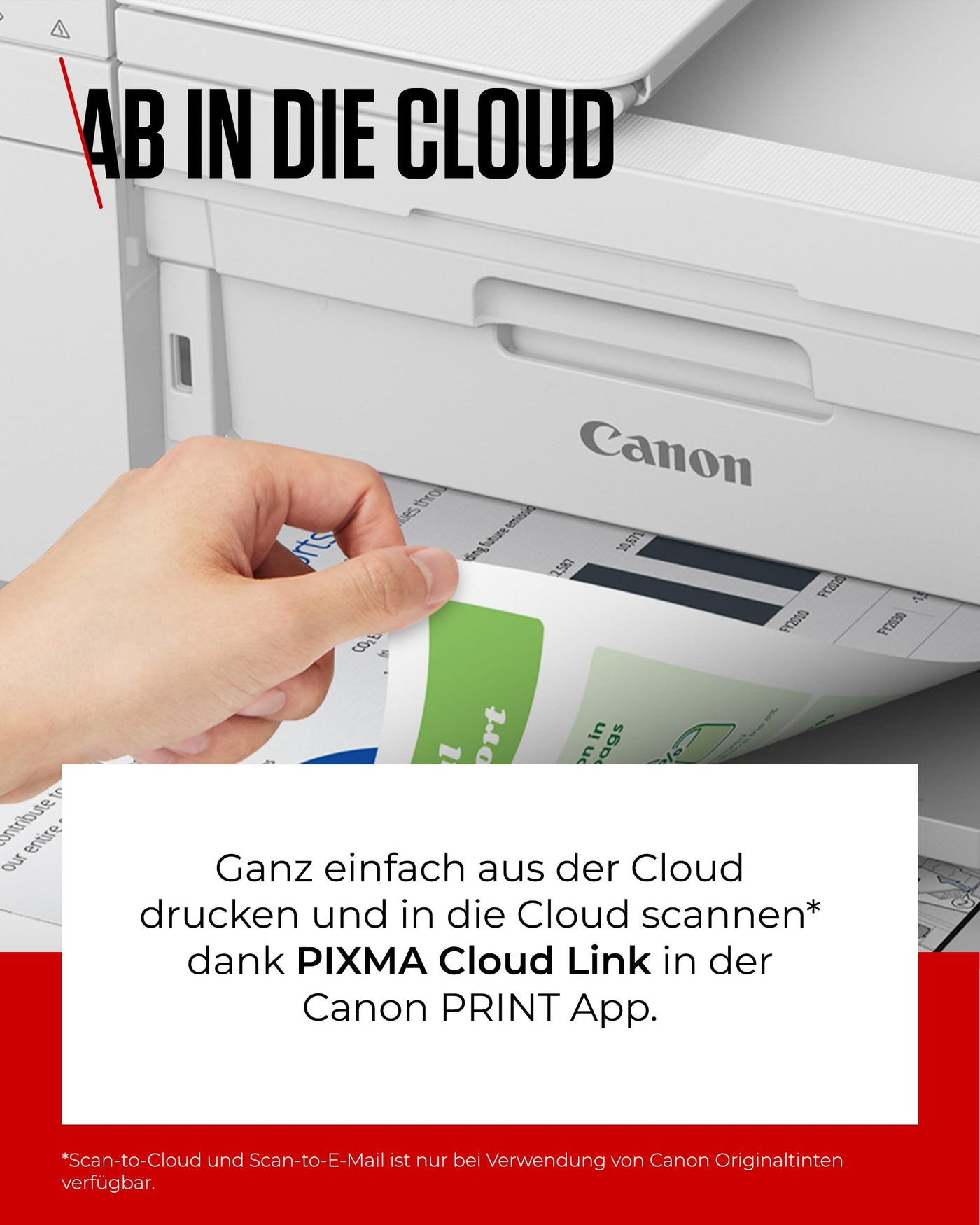 Canon PIXMA TR4751i 4-in-1 WLAN-Drucker fürs Homeoffice, Kopierer, Fax – Auto-Duplex, 20-Blatt-ADF, Fotodruck – Print Plan kompatibel – kabellos, Scannen via Cloud (Weiß)