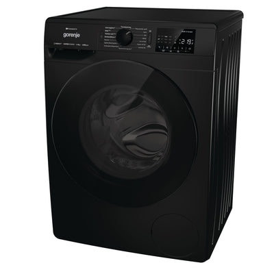 Gorenje WPNEI94A1DTSB Waschmaschine mit Dampffunktion/ConnectLife / 9Kg / 1400 U/min / 15 Programme/Totaler AquaStop/Wave Active Trommel/ExtraHygiene/PowerWash/Schnell Waschgang/EEK: A-10%