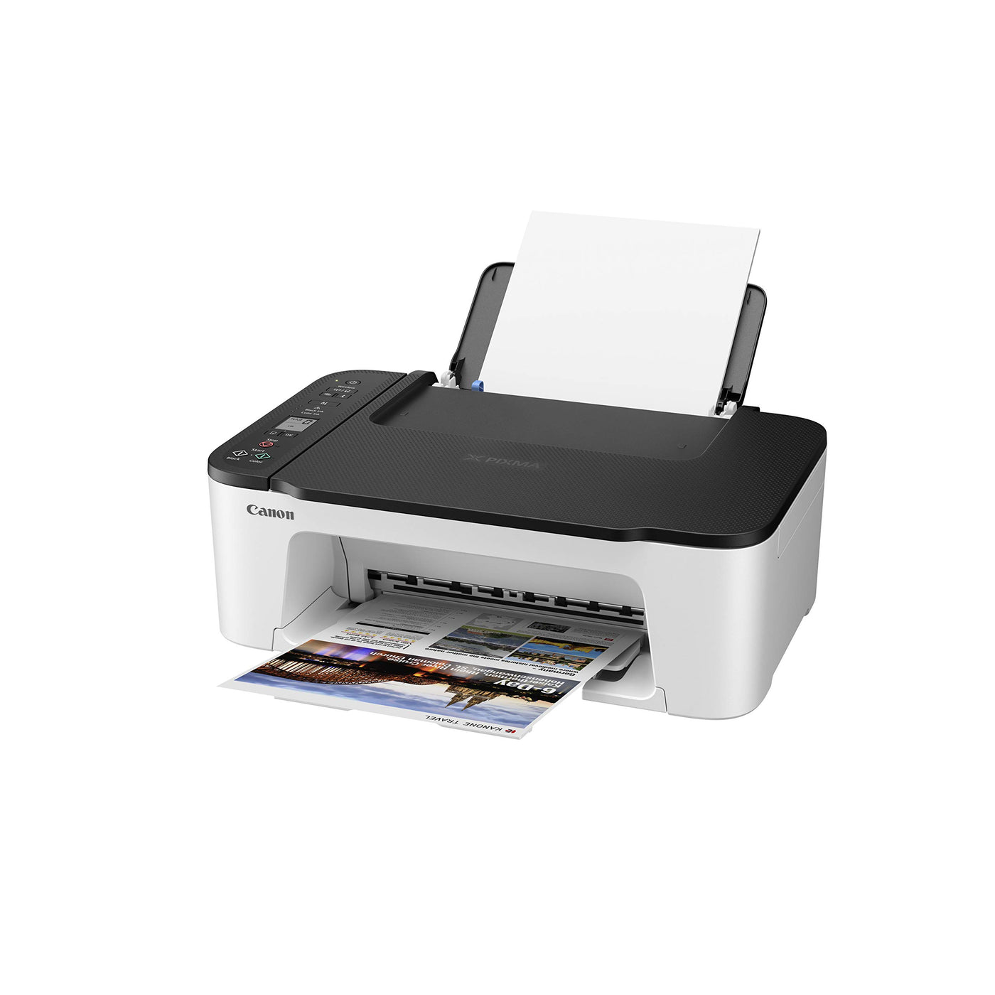 Canon PIXMA TS3452 Multifunktionsgerät DIN A4 (Scanner, Kopierer, Drucker, 4800 x 1200 DPI, LCD, WLAN, USB, Apple AirPrint, PIXMA Cloud Link, Duplexdruck), schwarz weiß