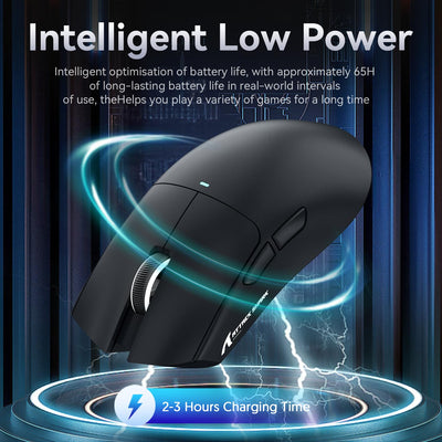 ATTACK SHARK X11 Gaming Mouse mit Magnetic Charging Dock, PixArt PAW3311 Gaming Sensor, BT/2.4G Wireless/Wired Gaming Mouse, 22000 DPI, Office Mice Gamer Mice Mice for Win11/Xbox/PS/Mac (Schwarz)