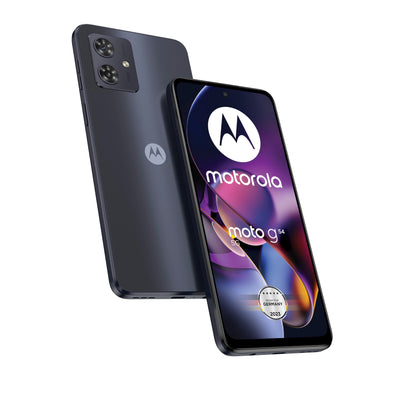 Motorola Mobility Moto g54 5G (6,5"-FHD+-Display, 50-MP-Dual-Kamera, 8/256 GB, 5000 mAh, Android 13) Midnight Blue, inkl. Schutzcover [Exklusiv bei Amazon]