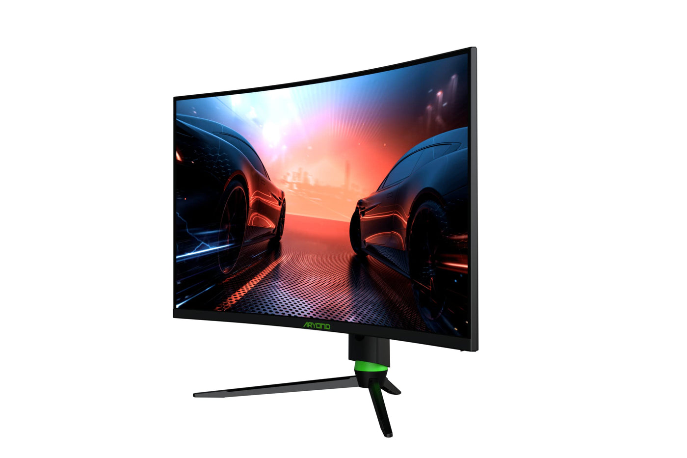 Aryond A32 V2 Gaming Curved Monitor, 32 Zoll 180Hz Curved QHD (2560x1440) Display 1ms Reaktionszeit, HDR 10-Verhältnis FreeSync und G-Sync 122% SRGB, PC Bildschirm, HDMI Anschluss