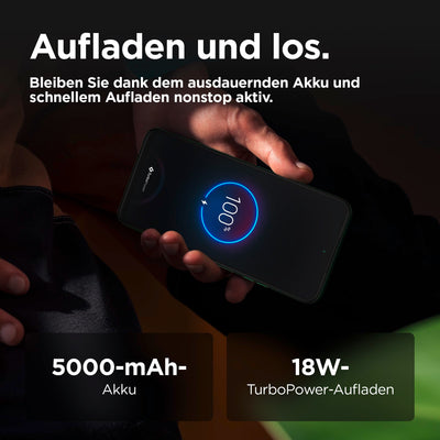 Motorola Moto g35 5G Smartphone (6,72"-FHD+-Display, 50-MP-Kamera, 4/128 GB, 5000 mAh, Android 14) Leaf Green, inkl. Schutzcover [Exklusiv bei Amazon]