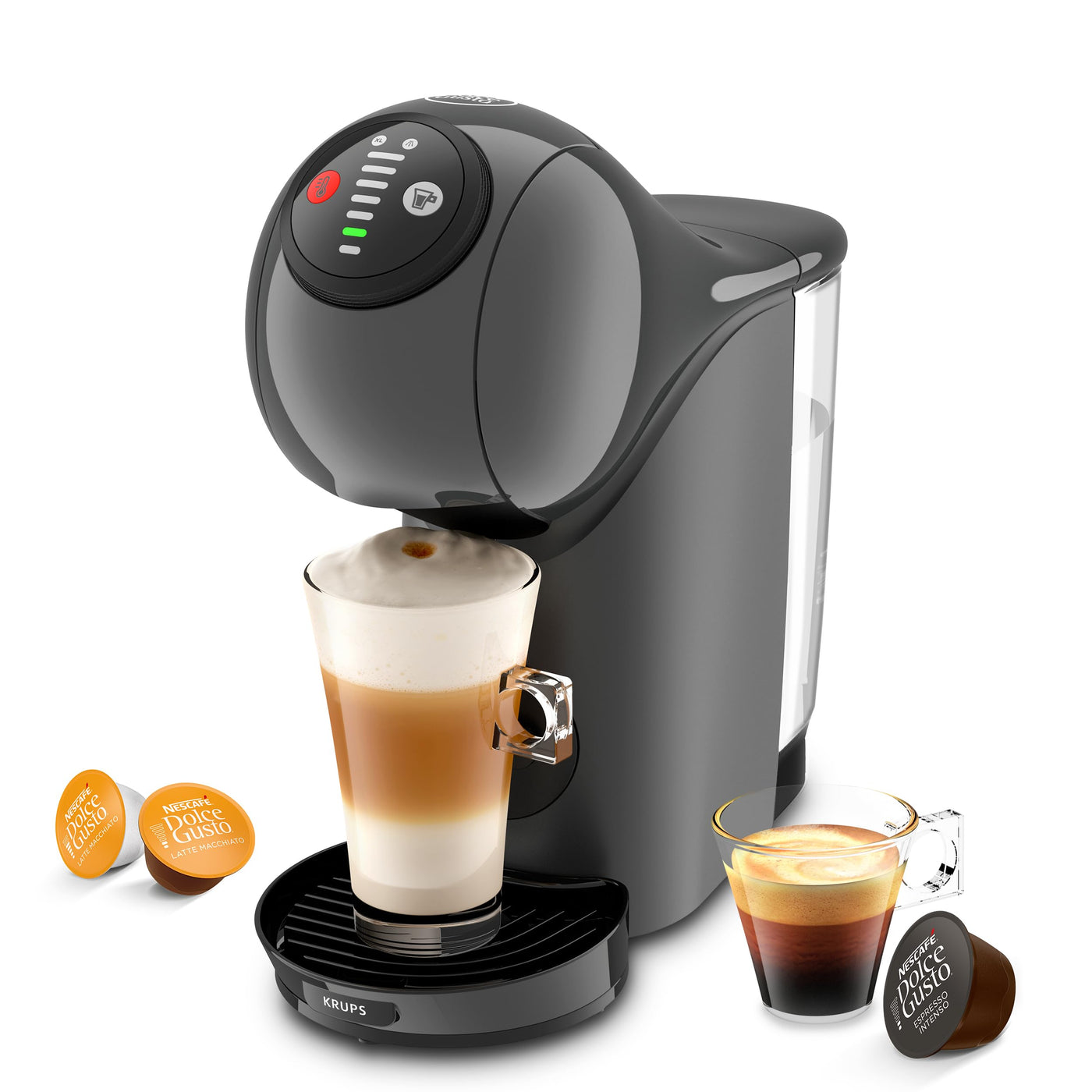 NESCAFÉ DOLCE GUSTO GENIO S by KRUPS anthrazit automatische Kaffeekapselmaschine