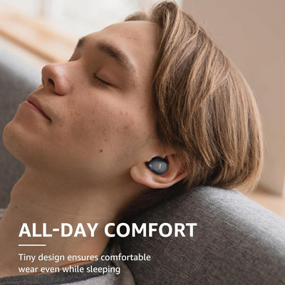 TOZO A1 Mini Bluetooth Kopfhörer 5.3 Kabellos Bluetooth Kopfhörer, In Ear Kopfhörer mit APP Steuerung, 30 Std Premium Stereo Sound, IPX5 Wasserdicht Kabellose Kopfhörer für kleine Ohren - Schwarz