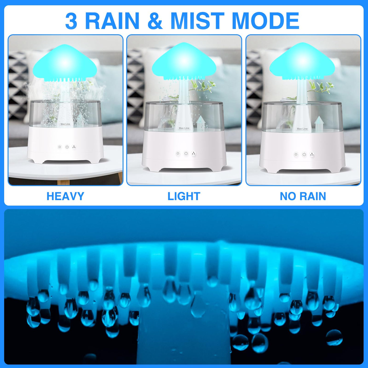 Diffuserlove luftbefeuchter Humidifier Lampe Raumbefeuchter Luft luftbefeuchter Schlafzimmer Air Humidifier