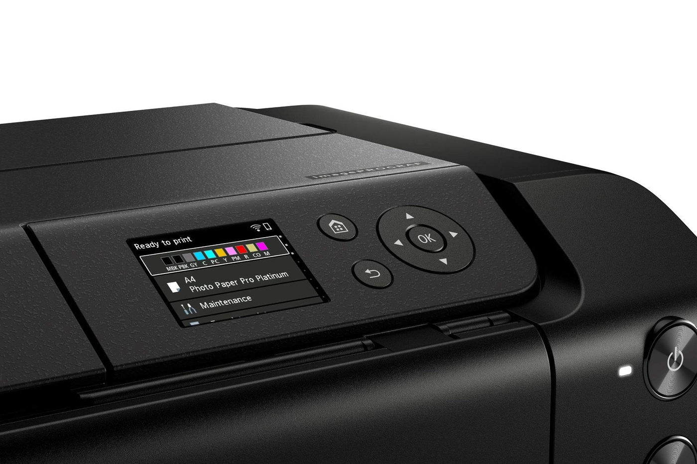 Canon imagePROGRAF PRO-300 A3+ Drucker Farbtintenstrahldrucker Fotodrucker (DIN A4, A3, A3+, 4800 x 2400 dpi, 7,5 cm LCD, WLAN, LAN, USB, AirPrint, PRINT App, 10 separate Tintentanks), schwarz