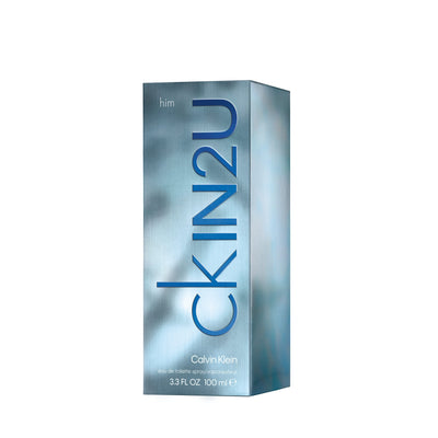 CALVIN KLEIN ck IN2U Eau de Toilette for him, holzig-orientalischer Herrenduft, 100ml