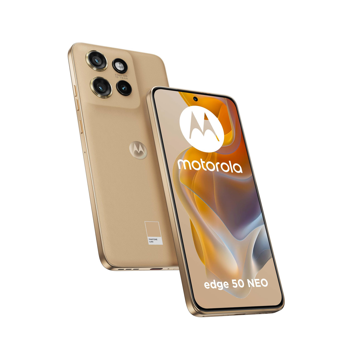 Motorola edge 50 neo (8/256GB, Kamera Sony LYTIA™ 700C 50+13+10MP Selfie 32MP, Display 6.36" POLED 120Hz, IP68, MediaTek MTK 24M, Akku 4310mAh, Ladung 68W, Android 14), PANTONE Latte