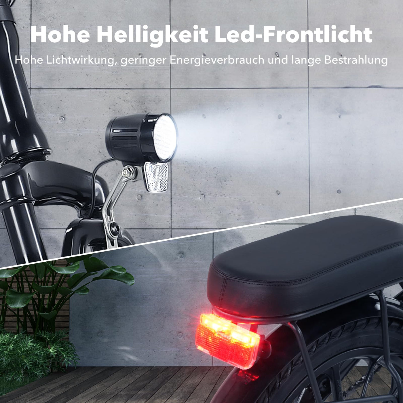 Finbike E-Bike Klappbar,16 Zoll Elektrofahrrad 7.8Ah Akku Diebstahlschutz,E-Faltrad mit 2.6H Schnellladung,250W Motor,3 Fahrmodi,Sitzhöhe Verstellbar,Reichweite Max 55Km,Falt-Pedelec für Herren Damen