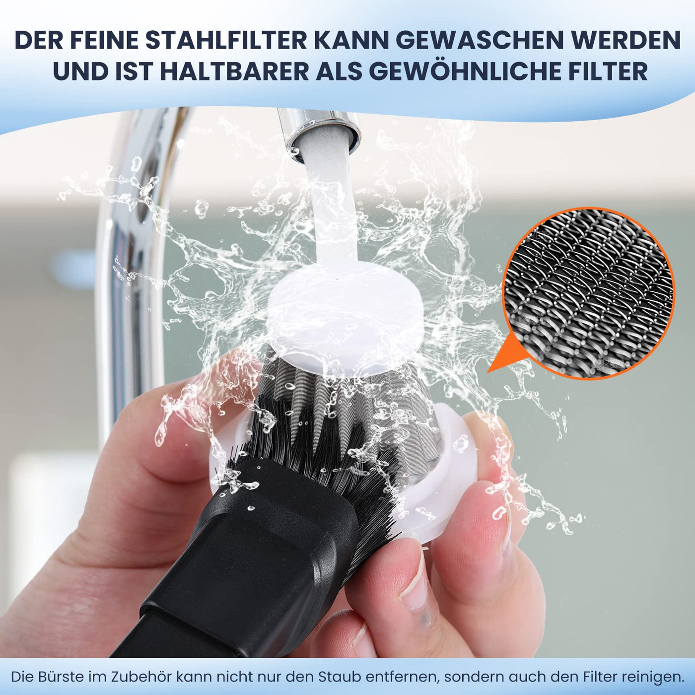 Saker Handstaubsauger Auto Handheld Kabelloser, 3 in 1 Druckluft Multifunktionale Brushless Motor 12KPA High Power mit USB-C, Kleiner Staubsauger, für Outdoor, Office Reinigung und Tierhaare