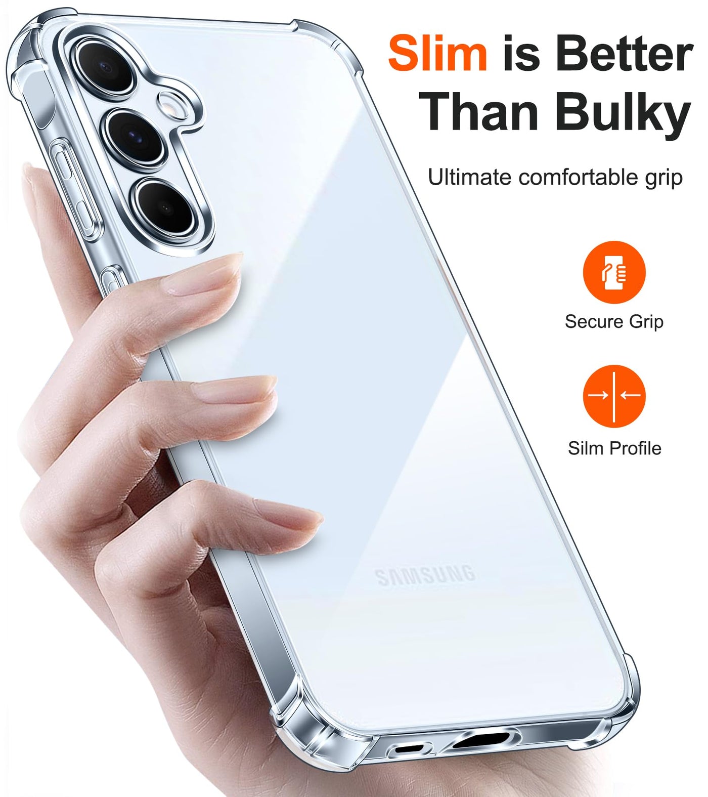 ivoler Klar Silikon Hülle für Samsung Galaxy A55 5G mit Stoßfest Schutzecken, Dünne Weiche Transparent Schutzhülle Flexible TPU Durchsichtige Handyhülle Kratzfest Case Cover