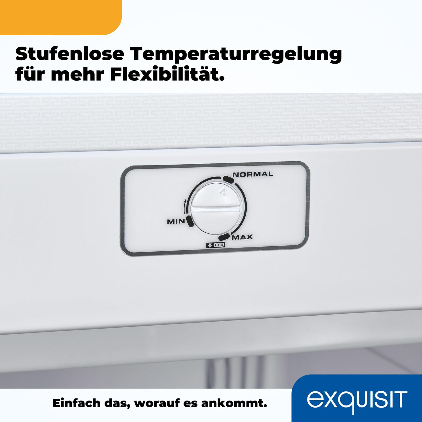 Exquisit Gefrierschrank, Tiefkühlschrank Groß 168 L Volumen, 4* Gefrieren, Türanschlag wechselbar, Gefrierschrank Gross 55cm Breite, GS5230-H-040D weiss