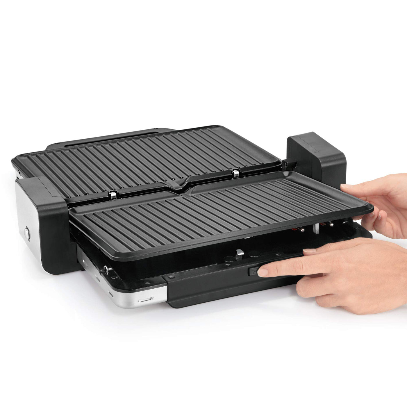 WMF Lono Kontaktgrill 2-in-1, Tischgrill, Grillplatten spülmaschinenfest, 2100 W