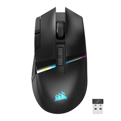 CORSAIR DARKSTAR RGB WIRELESS MMO Gaming Mouse - 26.000 DPI - 15 Programmierbare Tasten - Bis zu 80 Stunden Akkulaufzeit - iCUE-Kompatibel - PC, PS5, PS4, Xbox - Schwarz