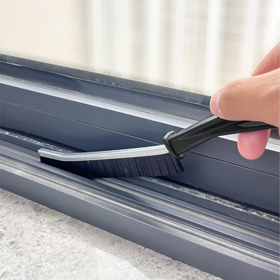 4 Stück Spaltreinigungsbürste, Hartborsten Eckenreinigungsbürste, Fugenbürste, Crevice Cleaning Brush, Eckenreinigungsbürsten, Multifunktionale Reinigungsbürste für Bad Küchen und Haushalt