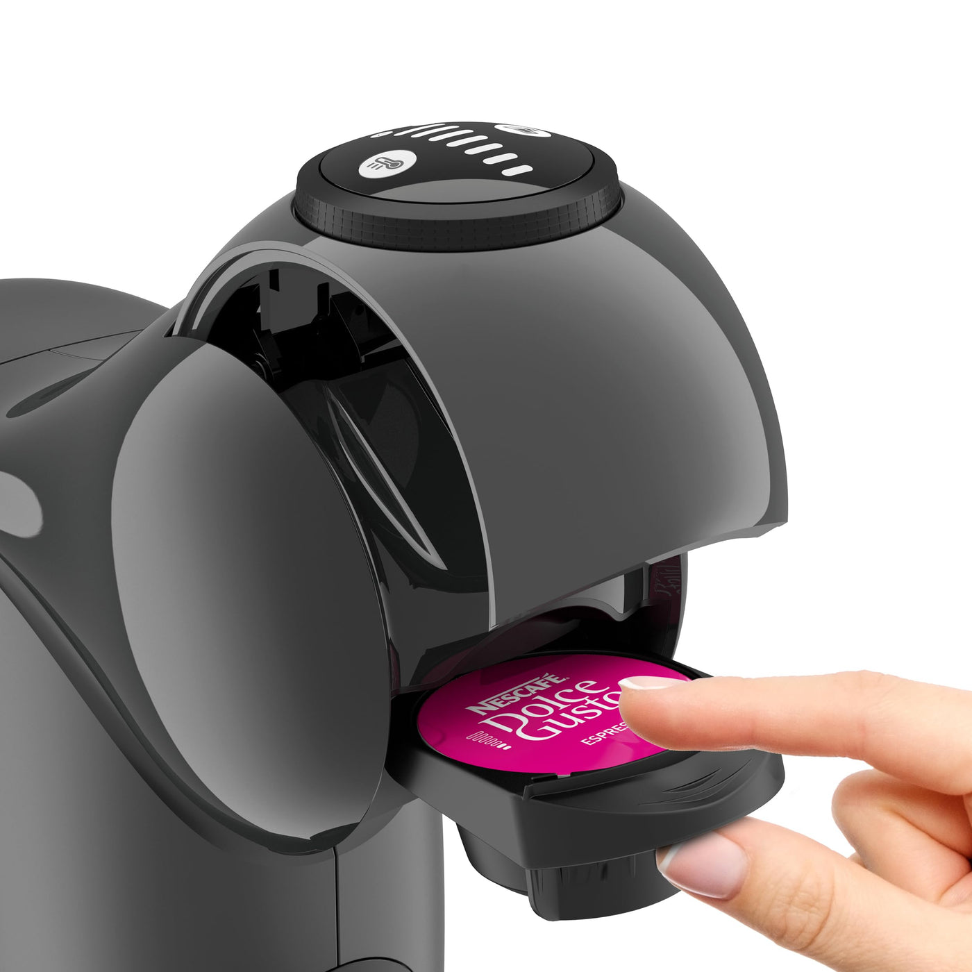 NESCAFÉ DOLCE GUSTO GENIO S by KRUPS anthrazit automatische Kaffeekapselmaschine