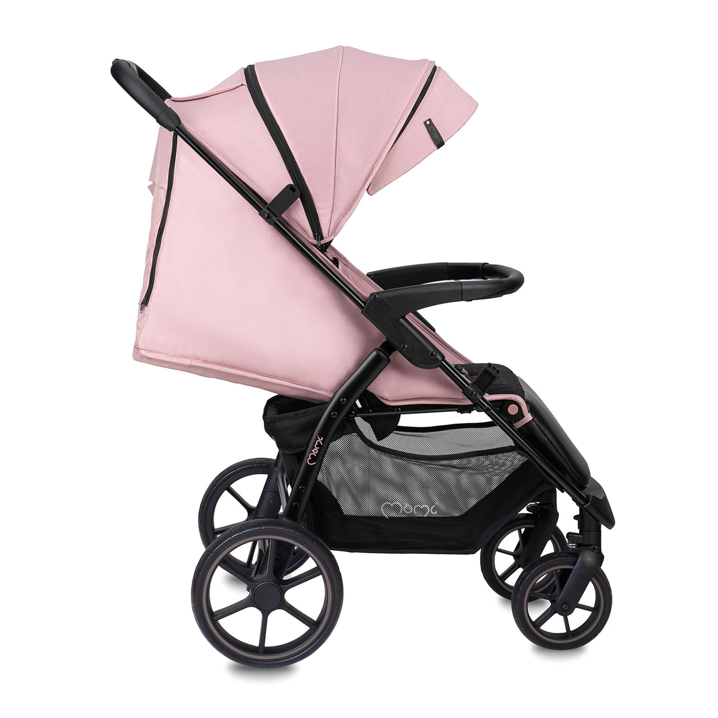 MoMi MIYA EVA, Kinder-Buggy Kinderwagen ab dem 6. Monat (bis 22 kg), regulierbarer 5-Punkt-Sicherheitsgurt, Einkaufskorb, Fußsack, Getränkehalterung, Regenschutz und Insektenschutz