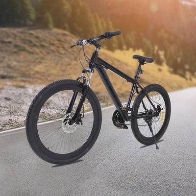 Fahrrad Mountainbike Premium Siebenteiliges Positionierschwungrad Fully FüR Jungen MäDchen Damen Herren Herrenrad Damenrad Downhill Bike Scheibenbremse Bergsteiger StäNder 26Zoll 21Gang