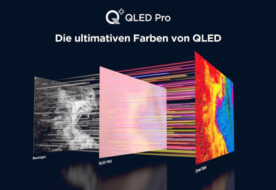 TCL 55T7B 55-Zoll QLED Pro Fernseher, 4K Ultra HD, HDR Pro, Smart TV Unterstützt von Google TV (Dolby & Atmos, Motion Clarity, Freihändige Sprachsteuerung, Kompatibel mit Google Assistant & Alexa)