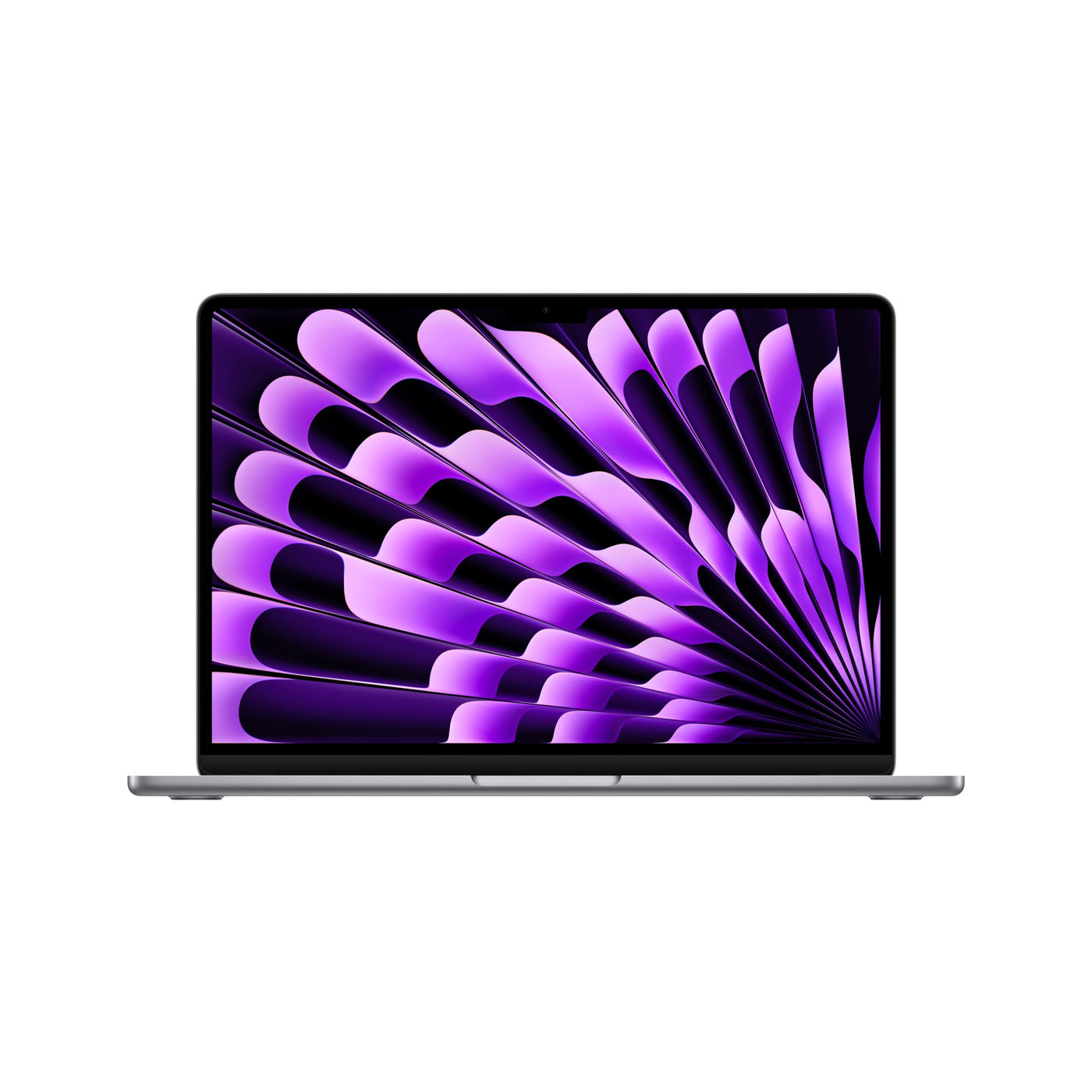 Apple 13" MacBook Air Laptop mit M3 Chip: 13,6" Liquid Retina Display, 16 GB gemeinsamer Arbeitsspeicher, 256 GB SSD Speicher, beleuchtete Tastatur, 1080p FaceTime HD Kamera, Space Grau