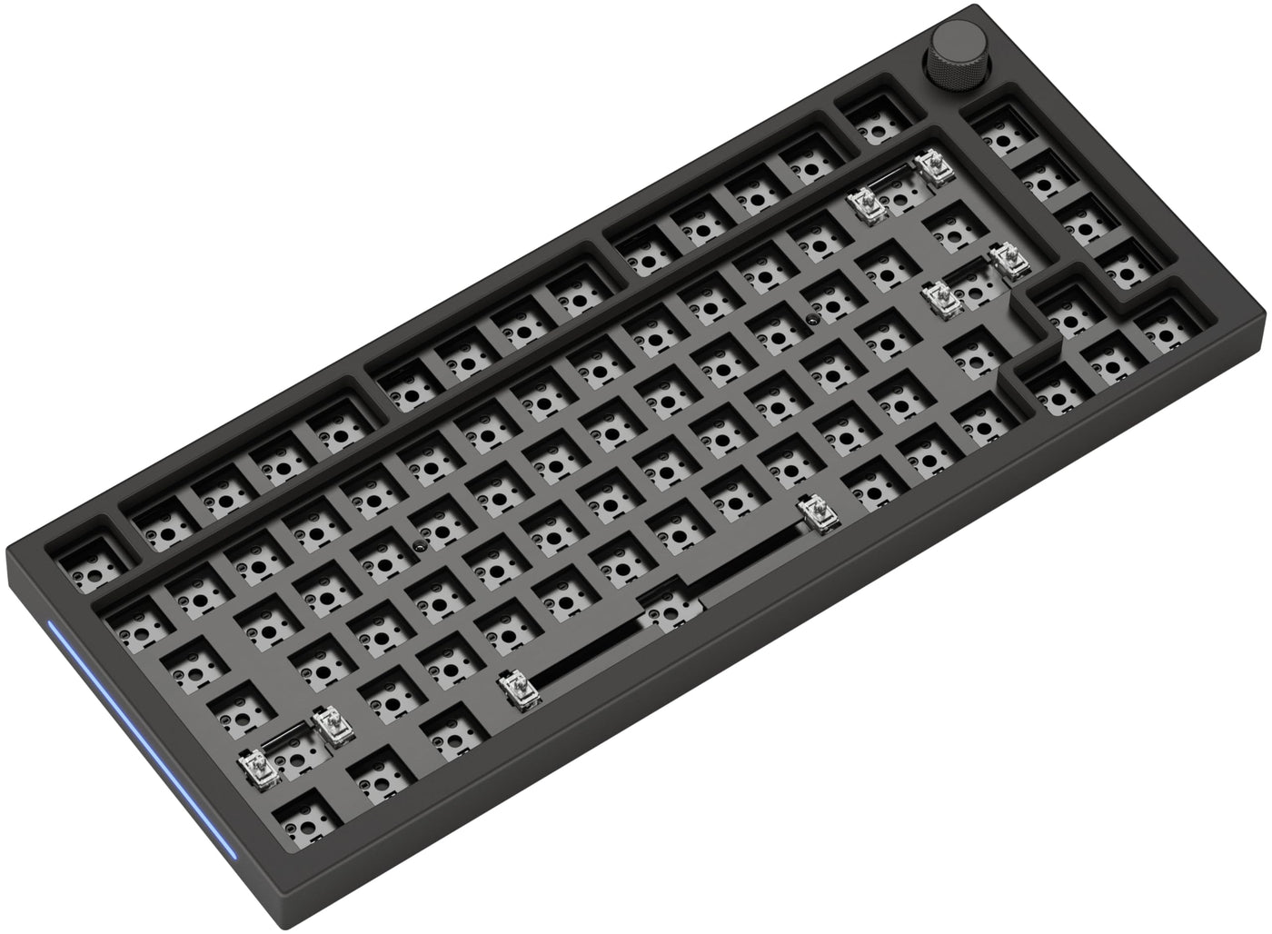 Glorious PC Gaming Race GMMK Pro Black Slate 75% TKL Tastatur - Barebone, ANSI-Layout, schwarz