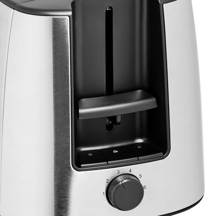 WMF Bueno Pro Toaster Langschlitz 4 Scheiben mit Brötchenaufsatz, XXL Toast, Aufknusper-Funktion, 6 Bräunungsstufen, 1550W, Toaster edelstahl matt