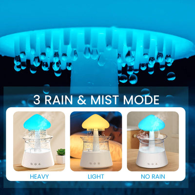 Diffuserlove Regen Wolken luftbefeuchter Rain Cloud Humidifier mit Fernbedienung Pilz Wasser Lampe Raumbefeuchter Schlafzimmer Regentropfen Luft luftbefeuchter Schlafzimmer Air Humidifier