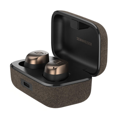 Sennheiser MOMENTUM True Wireless 4 - Smart Earbuds Bluetooth 5.4, kristallklarem Klang, ergonomischem Design, 30 Std. Akkulaufzeit, Adaptive ANC – Schwarz Kupfer