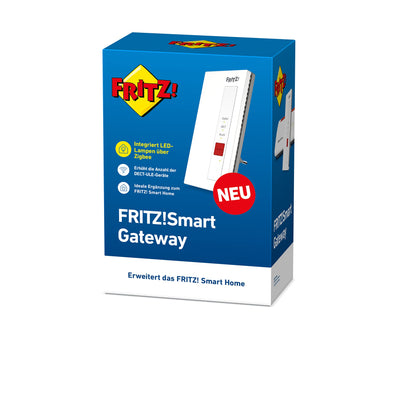 AVM FRITZ!Smart Gateway: Einfache Anbindung von Zigbee- und DECT-ULE-Smart-Home-Geräten, Matter-Bridge-Funktion, Erweiterung der Geräteanzahl im Smart Home und stabile Verbindung über WLAN/LAN