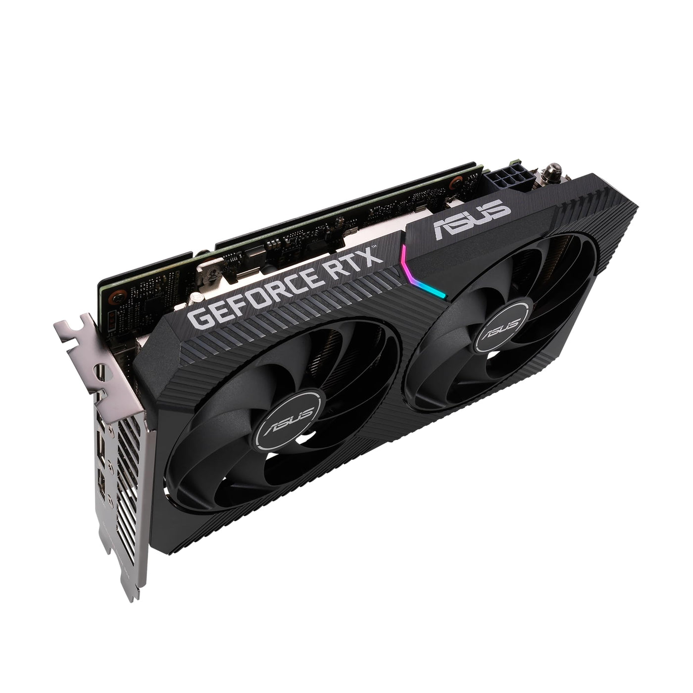 ASUS GeForce Dual RTX 3060 12GB V2 OC Edition Gaming Grafikkarte (GDDR6 Speicher, PCIe 4.0, 1x HDMI 2.1, 3x DisplayPort 1.4a, DUAL-RTX3060-O12G-V2)