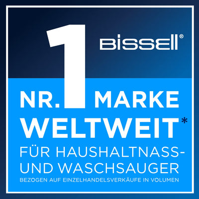 BISSELL CrossWave C6 Cordless, Kabelloser Nass Trockensauger, Saugt, Wischt & Trocknet, Kraftvolle Extraktion von Nasse & Trockene Schmutz, 3-in-1 Waschsauger, Nasssauger, Mehrflächenreinigung, 3566N