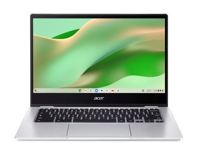 Acer Chromebook Spin 314 (CP314-1HN-C02L) Laptop | 14" FHD Touch-Display | Intel Celeron N4500 | 4 GB RAM | 64 GB eMMC | Intel UHD Graphics | Google ChromeOS | Silber