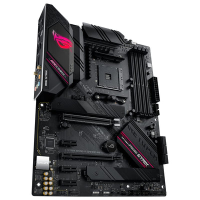 ASUS ROG Strix B550-F Gaming WI-FI II Mainboard Sockel AMD AM4 (AMD B550, ATX, PCIe 4.0, WiFi 6E, SATA 6Gbit/s, USB 3.2 Gen 2, Aura Sync, Two-Way AI Noise Cancelation)