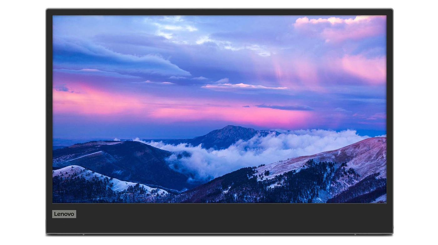 Lenovo L15 | 15,6" Full HD Monitor | 1920x1080 | 60Hz | 250 nits | 6ms Reaktionszeit | IPS-Panel | USB-C 3.2 | USB 2.0 | entspiegelt | 0,86kg | schwarz | inkl. USB-C Kabel