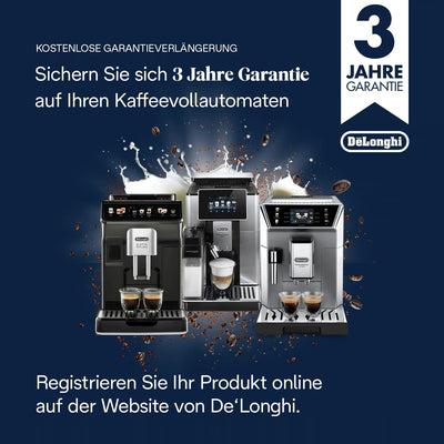 De'Longhi PrimaDonna Class ECAM 550.65.W Kaffeevollautomat mit LatteCrema Milchsystem, Cappuccino und Espresso auf Knopfdruck, 3,5 Zoll TFT Farbdisplay und App-Steuerung, weiß