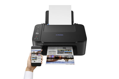 Canon Farbtintenstrahldrucker PIXMA TS3450 Multifunktionsgerät DIN A4 (Scanner, Kopierer, Drucker, 4800 x 1200 DPI, LCD, WLAN, USB, Apple AirPrint, PIXMA Cloud Link, Duplexdruck), schwarz, 1