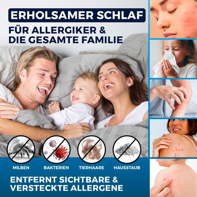 CLEANmaxx Milben Hand-Staubsauger vernichtet bis zu 99 Prozent Aller Milben | Effektive, chemiefreie Reinigung mit UV-C-Licht | Perfekt auch für Allergiker zum Absaugen & Desinfizieren von Matratzen