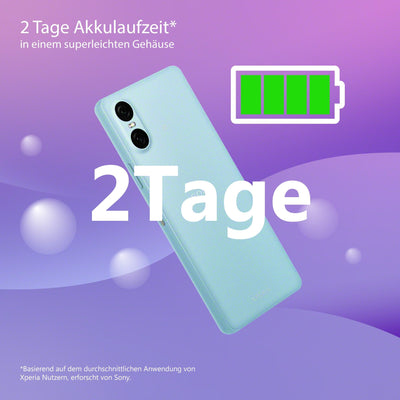 Sony Xperia 10 VI (5.000 mAh Akku, 6,1 Zoll 21:9 OLED, DREI optische Brennweiten, Leicht und kompakt, 3,5mm Audio, Android 14, IP65/68, Dual SIM, blau, 24+12 Monate Garantie [Amazon Exklusiv]