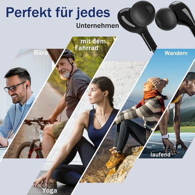 USB C Kopfhörer mit Mikrofon,In-Ear Kopfhörer für Samsung Galaxy S24 S23 Ultra S22 S21 FE A55 A35 A53 A33 A54 5G,USB C Headset mit Lautstärkeregler,für iPhone 15 16 Pro Max Plus iPad 10