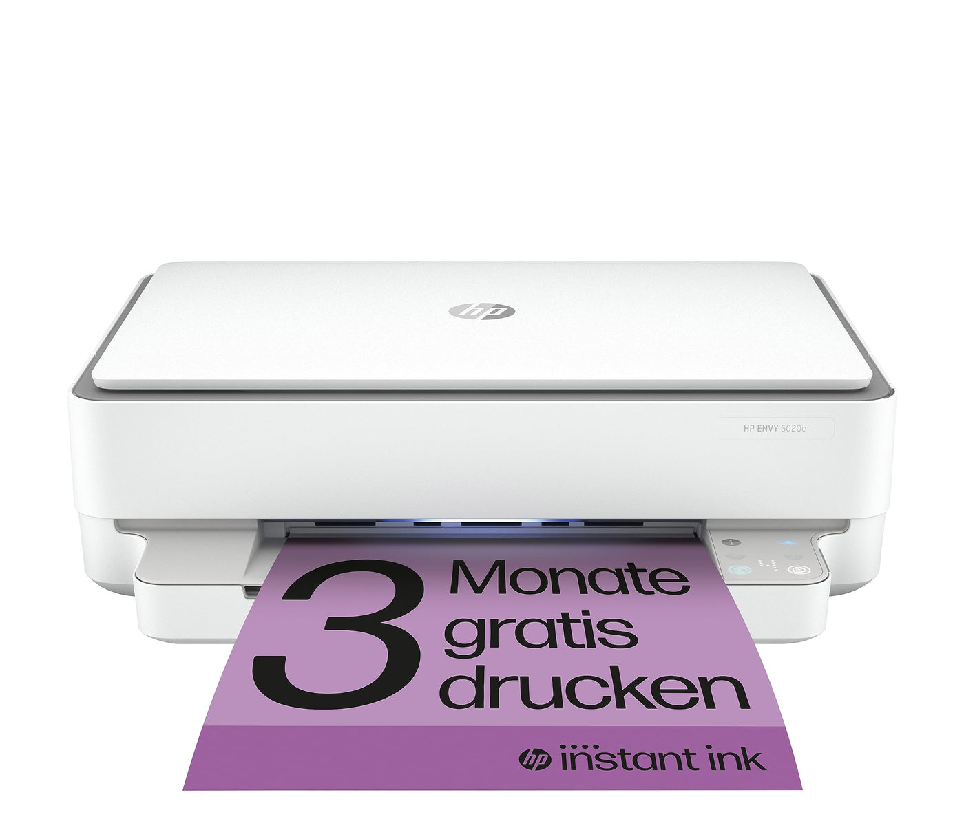 HP ENVY 6020e Multifunktionsdrucker, 20€ Cashback, 3 Monate gratis drucken mit HP Instant Ink inklusive, HP+, Drucker, Scanner, Kopierer, WLAN, Airprint