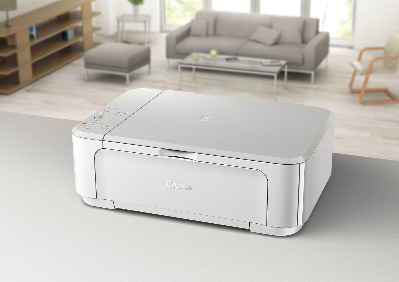 Canon PIXMA MG3650S Farbtintenstrahldrucker (Drucken, Scannen, Kopieren, WLAN, Apple AirPrint, automatischer Duplexdruck) Weiss