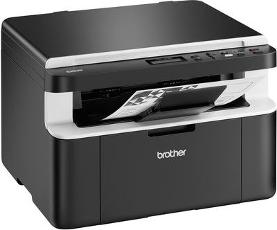 Brother DCP-1612W, Monochrom , Kompaktes 3-in-1 Multifunktionsgerät (Laserdrucker, digitaler Kopierer, Farbscanner, 2.400 x 600 dpi, USB 2.0, WLAN) dunkelgrau