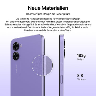 UMIDIGI G3 Plus Smartphone Ohne Vertrag (2023),Android 13 Handy, 8GB+128GB/1TB Simlockfreie Handys,6,52" HD+Display,5150mAh,13MP, 4GDualSIMSchulkinder Handy/Face ID/Fingerabdruck/OTG/GPS(Schwarz)