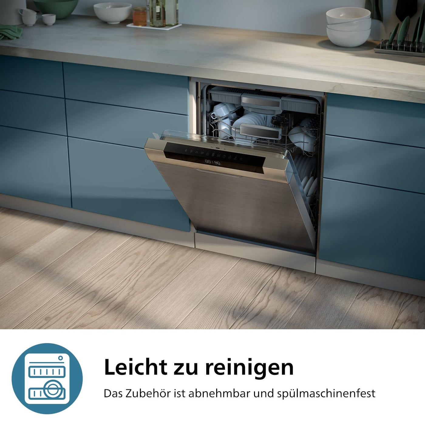 Philips Eierkocher 3000-Serie, Familiengröße, bis zu 6 Eier (weich, mittel, hart, pochiert), Leicht zu reinigen, Zubehör Pochierschale und Eierstecher, 400 W Leistung, Kompaktes Design (HD9137/90)