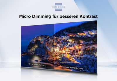 TCL 55V6B 55 Zoll, 4K Ultra HD, HDR TV, Smart TV unterstützt von Google TV (Dolby Audio, Motion Clarity, Sprachsteuerung, Kompatibel mit Google Assistant, Chromecast eingebaut