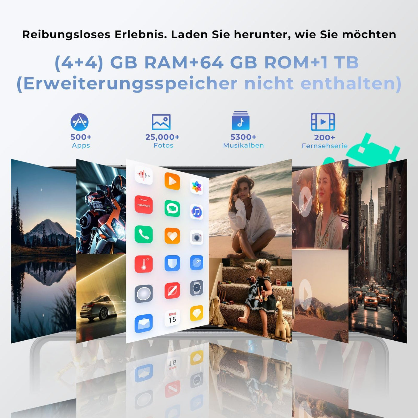 HOTWAV Note 15 Smartphone Ohne Vertrag, Android 14 Octa Core 8GB+64GB/1TB Erweiterbar Handy Ohne Vertrag, 6.6" HD+ Display 5160mAh Handy Günstig, 13MP+5MP Kamera Dual SIM 4G Simlockfreie Handys