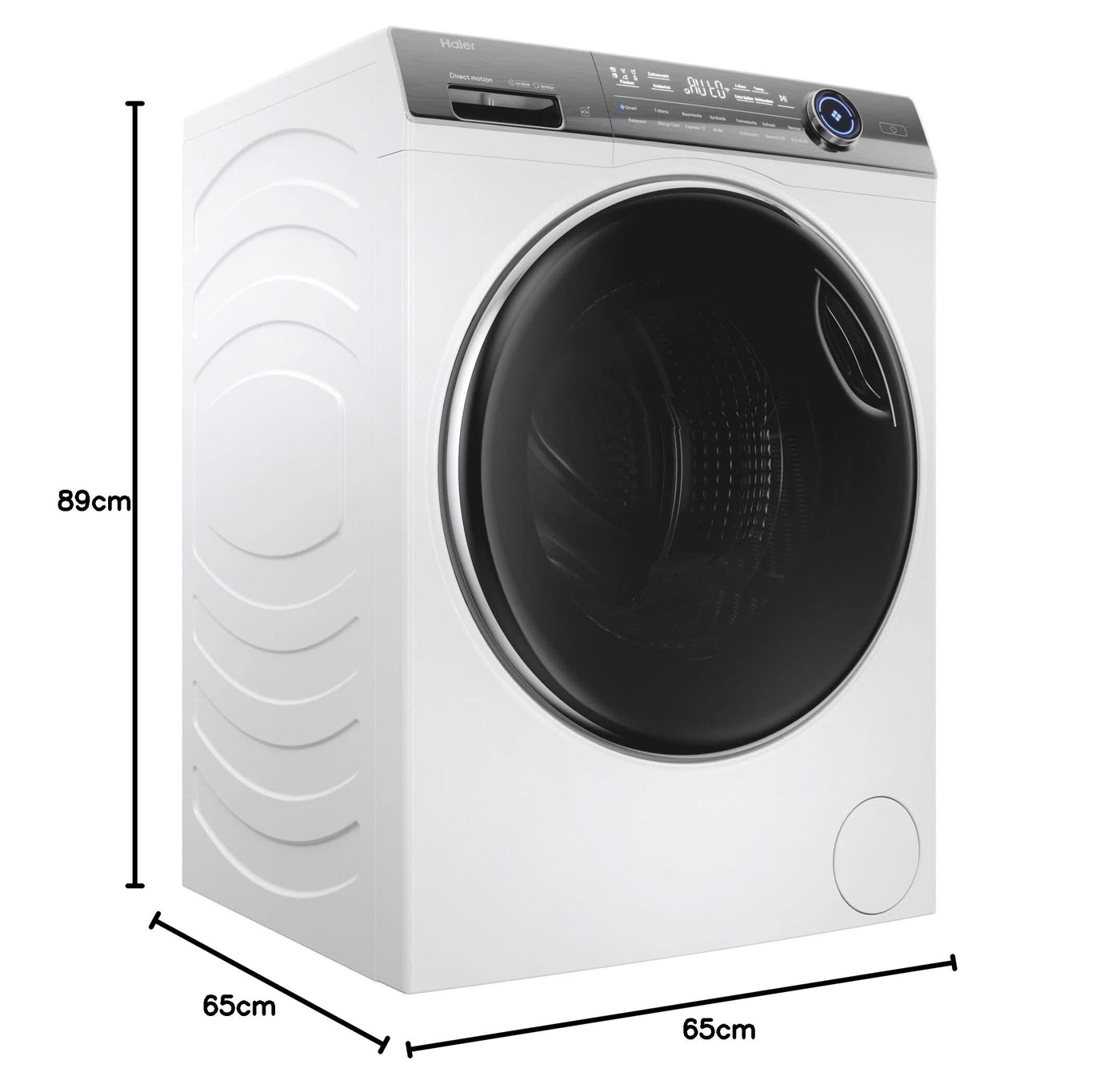 Haier I-PRO SERIE 7 PLUS HW100-BD14979U1 Waschmaschine / 10 kg/A - beste Effizienz/Smart Home - Wi-Fi & hOn App/Direct Motion Motor - absolut leise/AutoDose - autom. Waschmitteldosierung