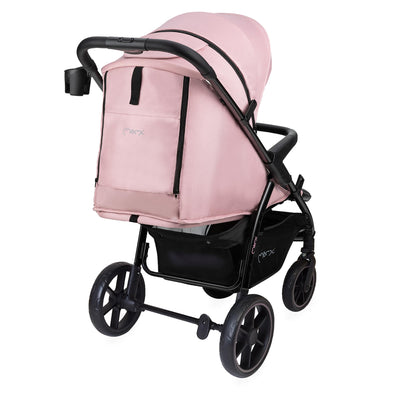 MoMi MIYA EVA, Kinder-Buggy Kinderwagen ab dem 6. Monat (bis 22 kg), regulierbarer 5-Punkt-Sicherheitsgurt, Einkaufskorb, Fußsack, Getränkehalterung, Regenschutz und Insektenschutz