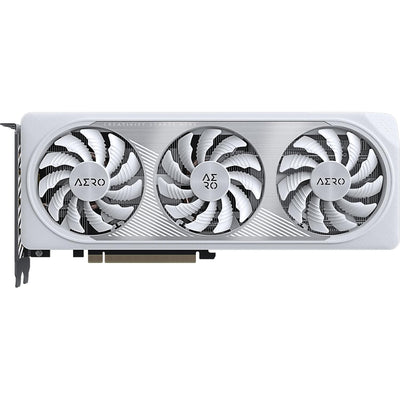 Gigabyte NVIDIA GeForce RTX 4060 AERO OC Graphics Card - 8GB GDDR6, 128-bit, PCI-E 4.0, 2550MHz Core Clock, 2x DP 1.4, 2x HDMI 2.1a, NVIDIA DLSS 3 - GV-N4060AERO OC-8GD